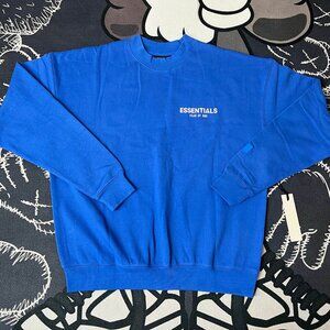 Fear of God Blue Crew Neck Sweatshirt